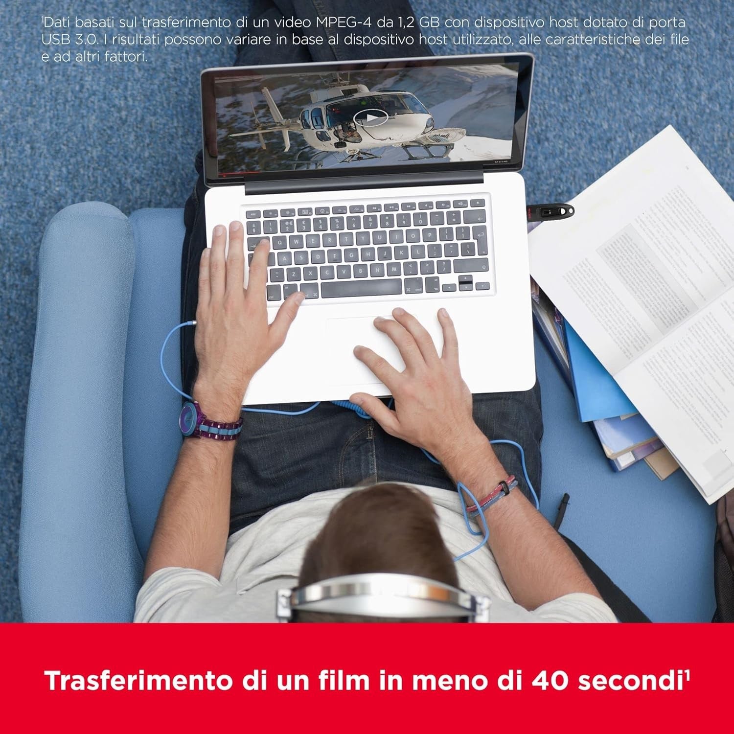 SanDisk CRUZER ULTRA USB 32GB 3.0 GARANZIA ITALIA 5 ANNI