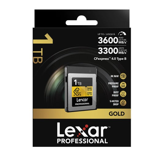 LEXAR CFEXPRESS 4.0 TYPE-B 1TB GOLD