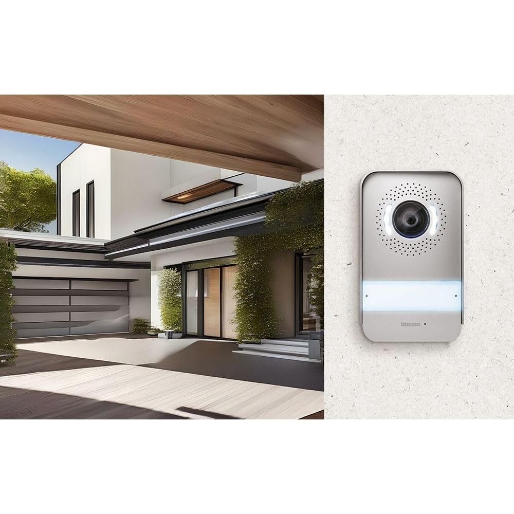 BTicino Pulsantiera Per Esterno Aggiuntiva Per Kit Videocitofono 2 Fili Metallo