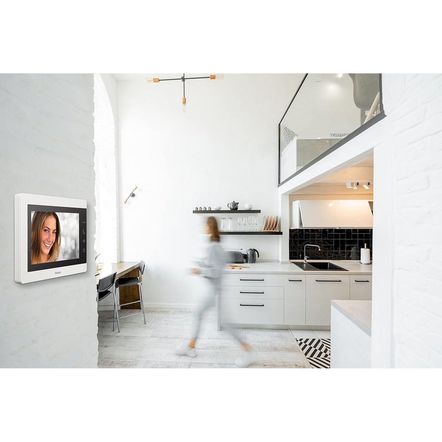 BTicino Videocitofono Interno Monitor Display 7'' Easykit Essential