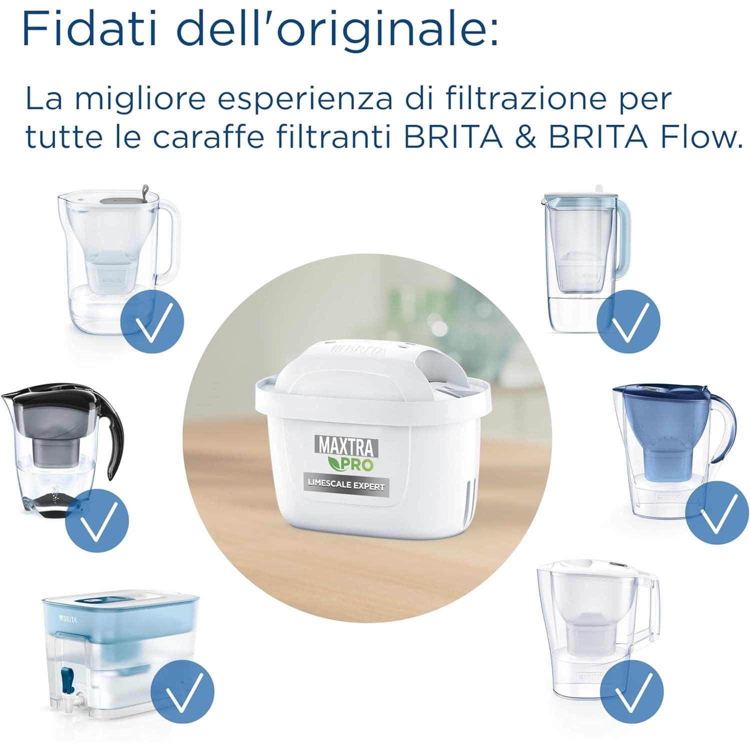 Brita Filtri MAXTRA PRO Limescale, Cartucce per Caraffe Filtranti (Confezione da 24)