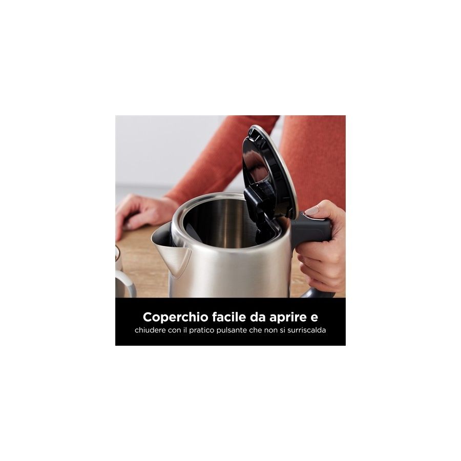 SHARK NINJA BOLLITORE CON TEMPERATURA DI PRECISIONE ALLUMINIO - GARANZIA UFFICIALE ITALIA 2 ANNI