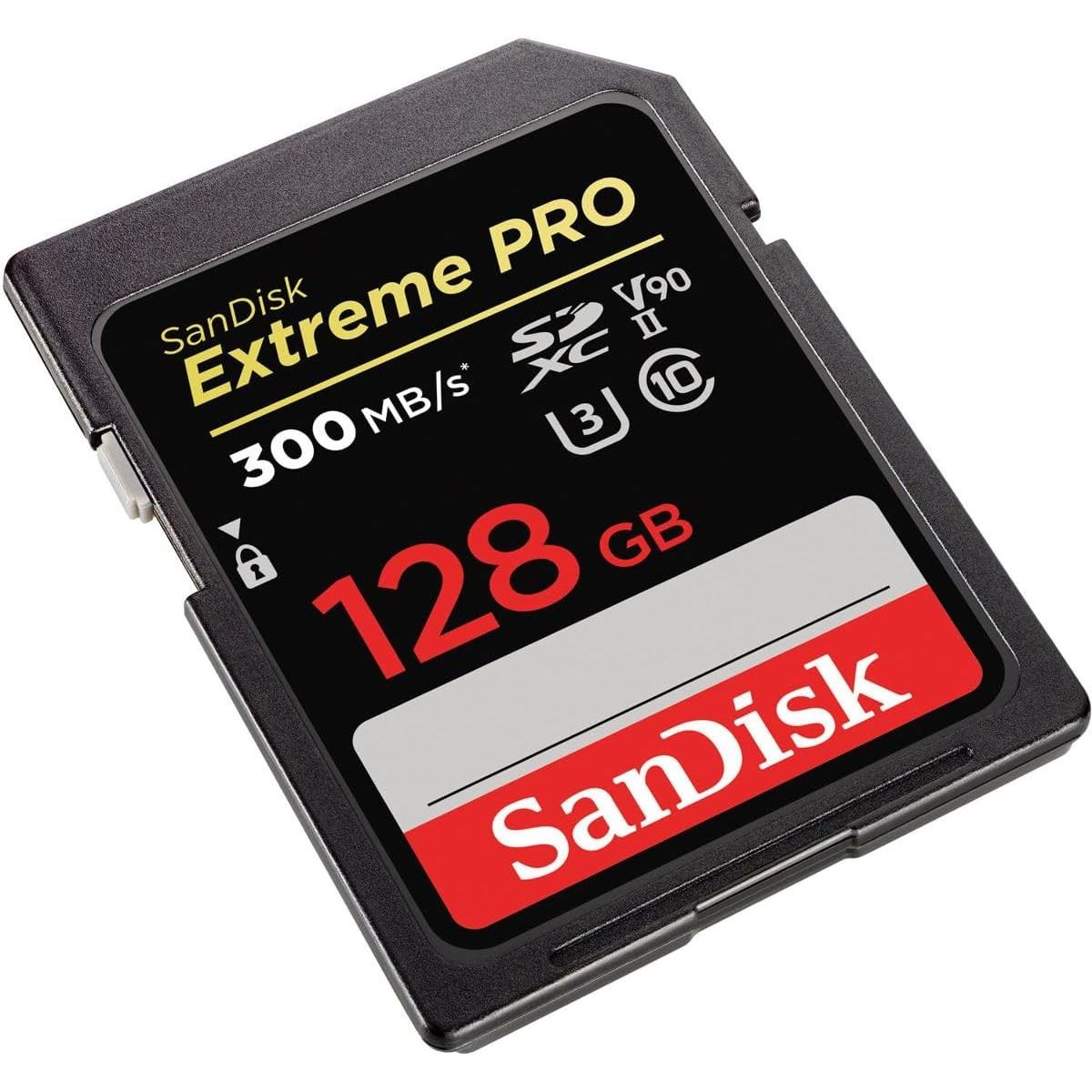 SanDisk SDXC Extreme PRO UHS-II (128GB) 300MB/S  V90 GARANZIA ITALIA 5 ANNI