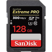 SanDisk SDXC Extreme PRO UHS-II (128GB) 300MB/S  V90 GARANZIA ITALIA 5 ANNI