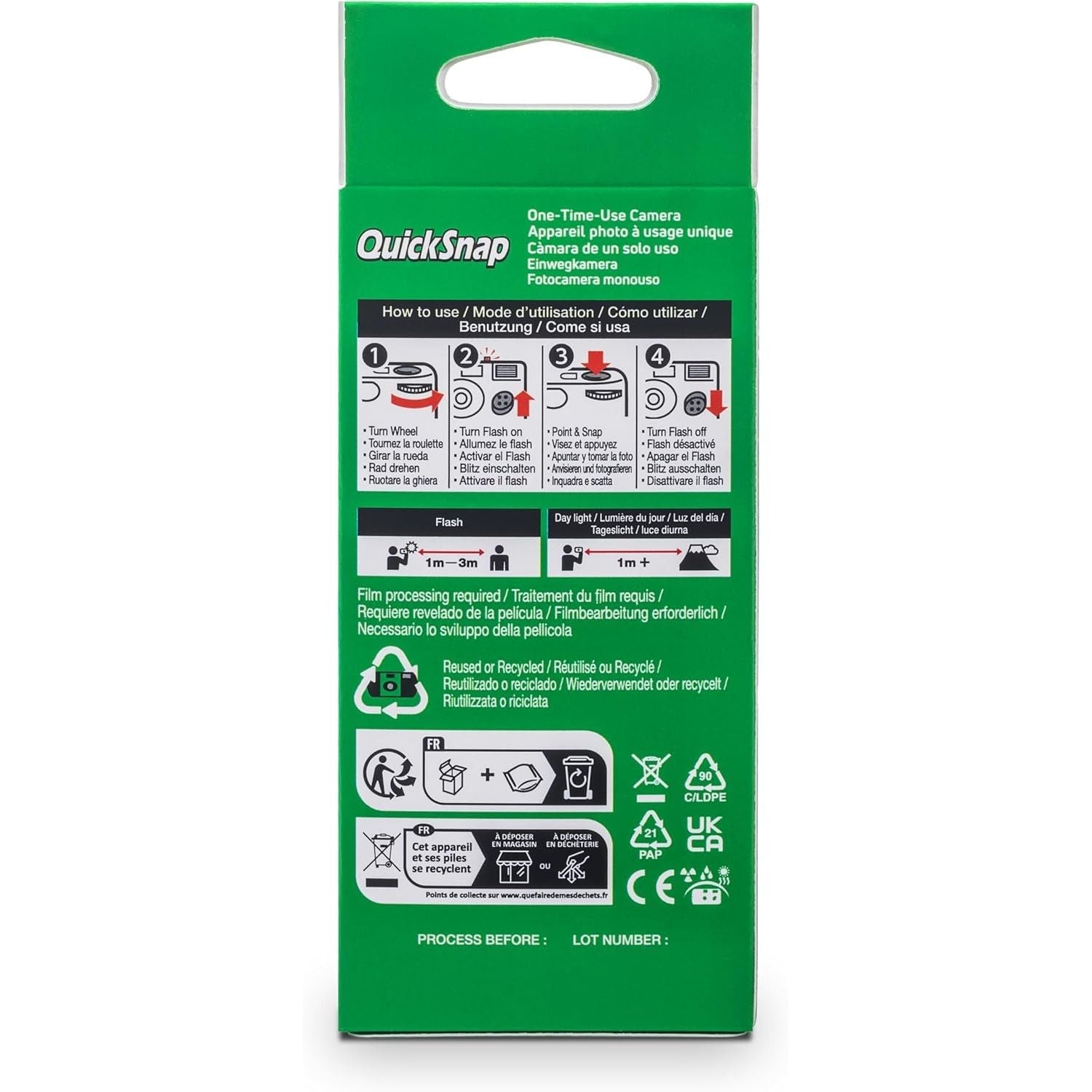 Fujifilm QUICKSNAP USA E GETTA FLASH 27 FOTO