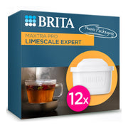 Brita Filtri MAXTRA PRO Limescale, Cartucce per Caraffe Filtranti (Confezione da 12)