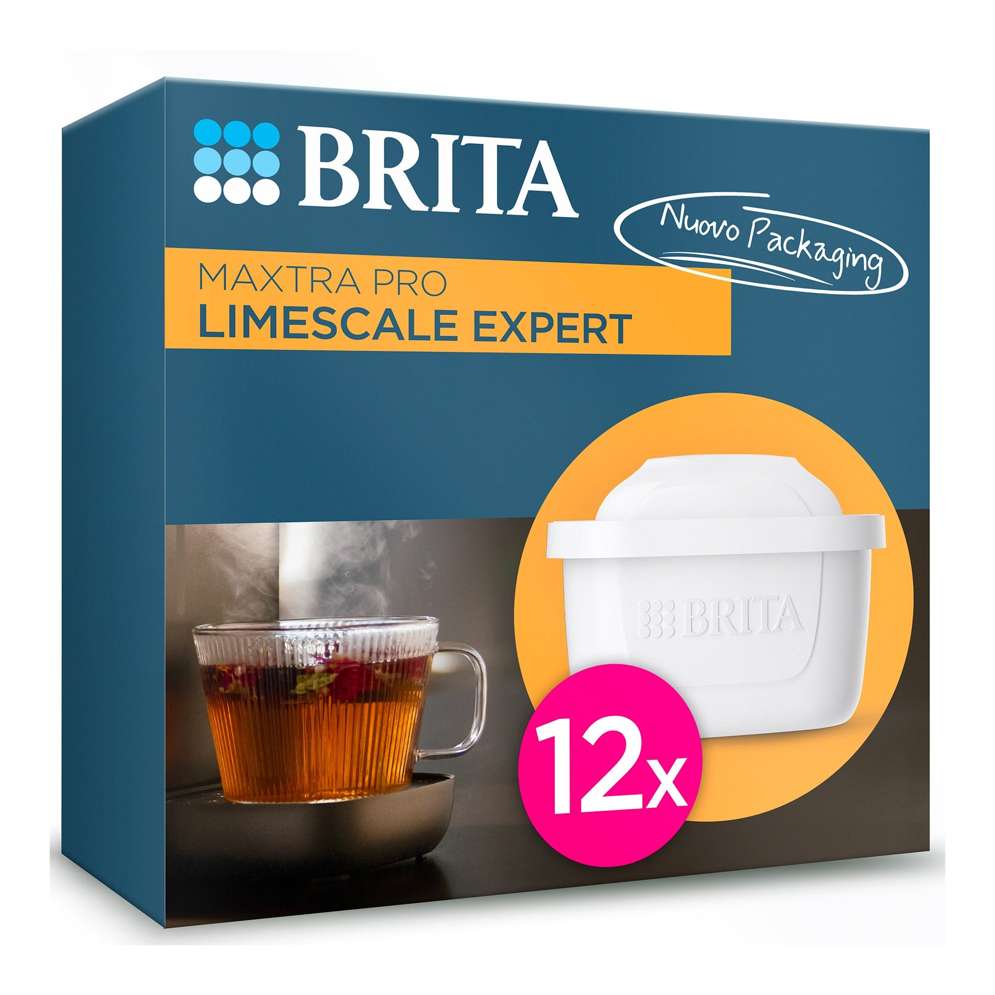 Brita Filtri MAXTRA PRO Limescale, Cartucce per Caraffe Filtranti (Confezione da 12)