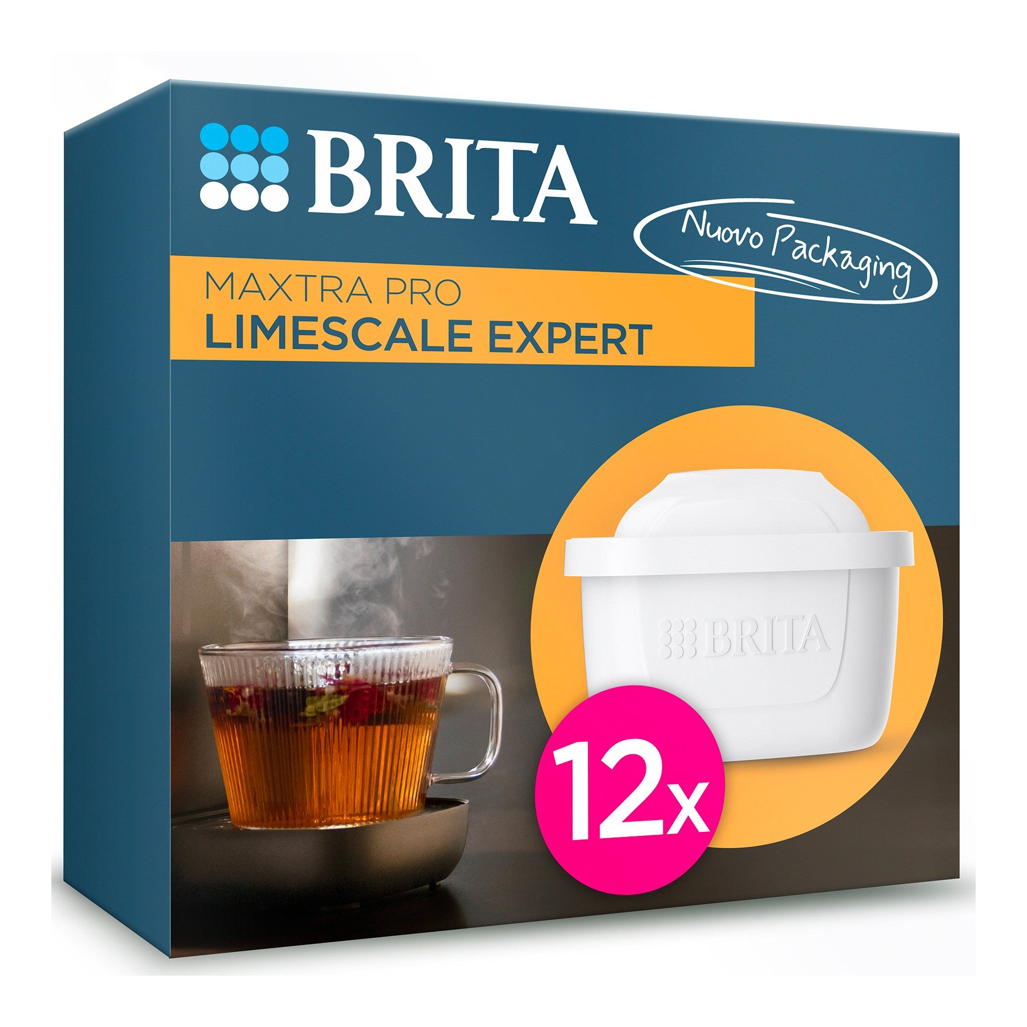 Brita Filtri MAXTRA PRO Limescale, Cartucce per Caraffe Filtranti (Confezione da 12)