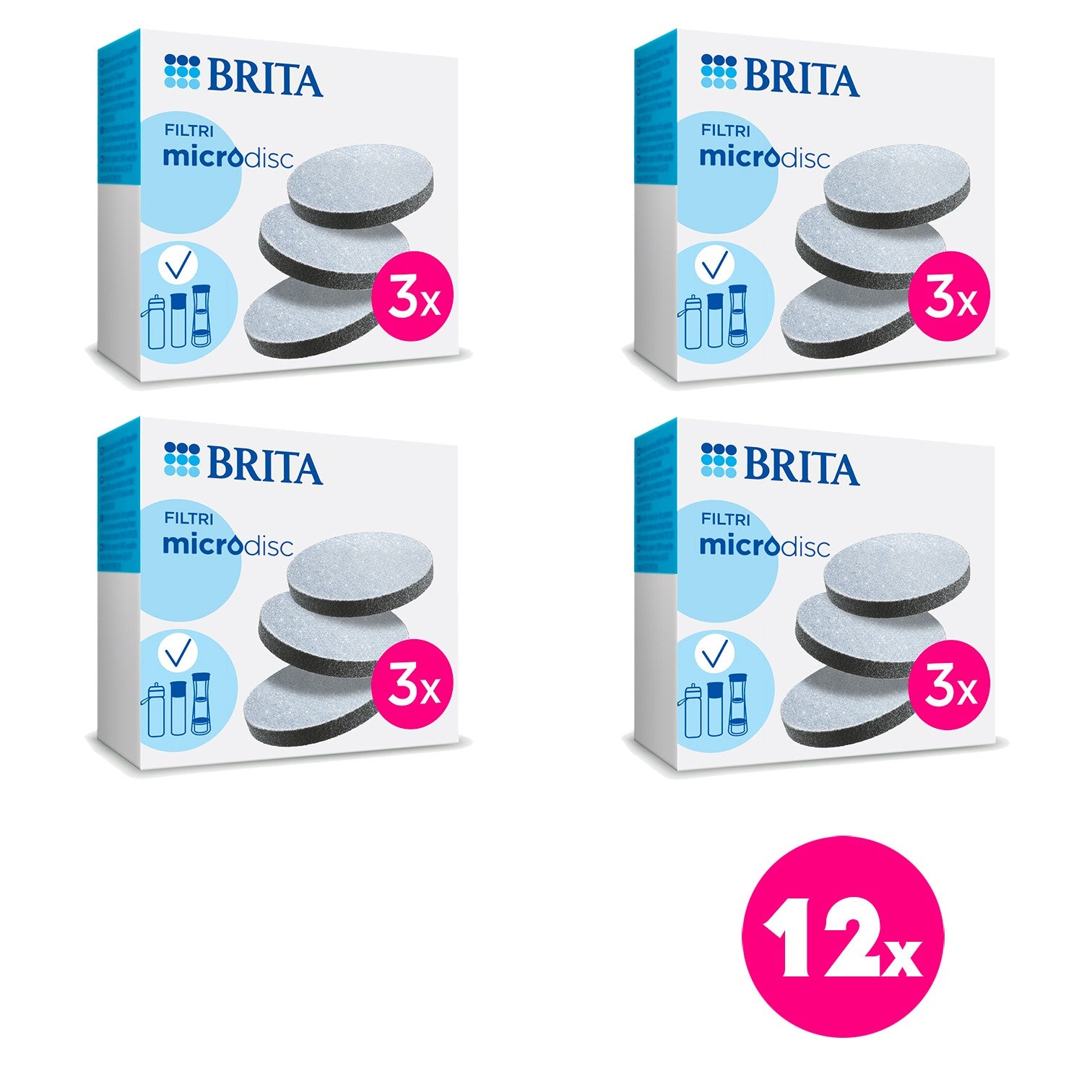 Brita MicroDisc Filtri per acqua per bottiglie e borracce filtranti