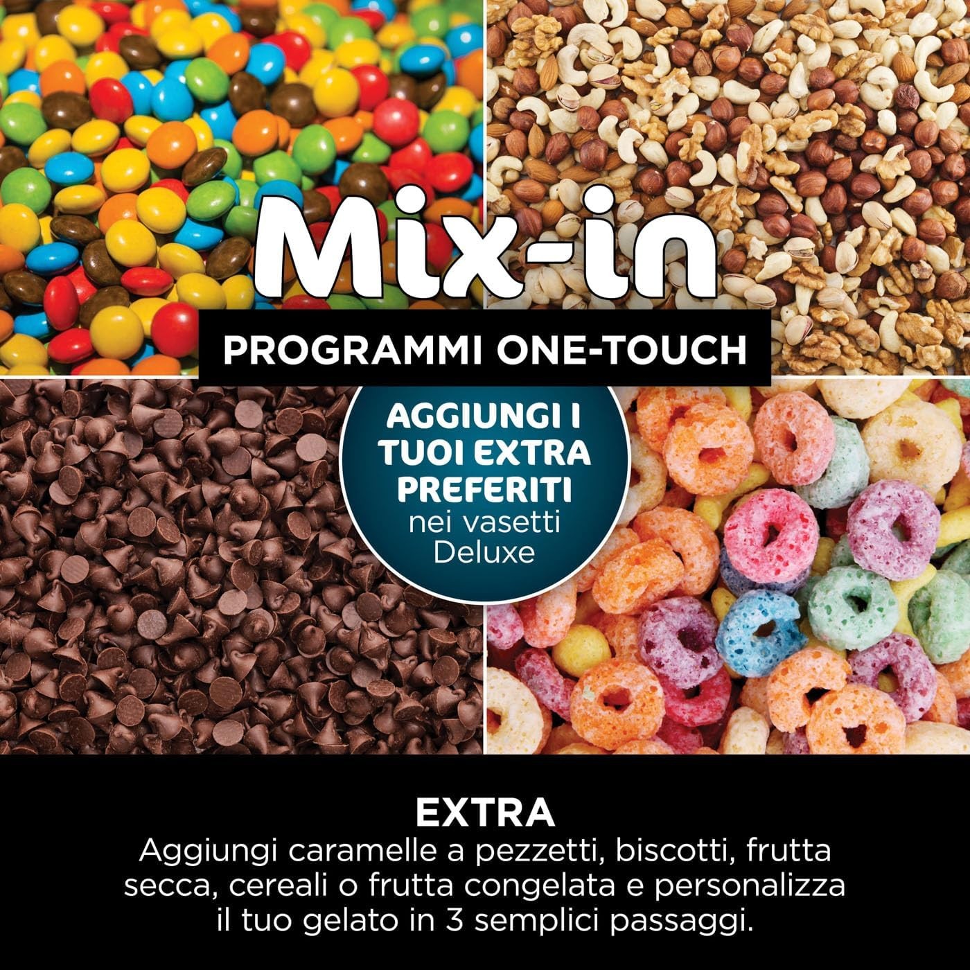 SHARK NINJA GELATERIA CREAMI DELUXE 7 IN 1 - GARANZIA UFFICIALE ITALIA 2 ANNI