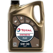 Total Synthetic Plus 5W-30 Olio Motore Sintetico per Motori Benzina e Diesel 4 Lt