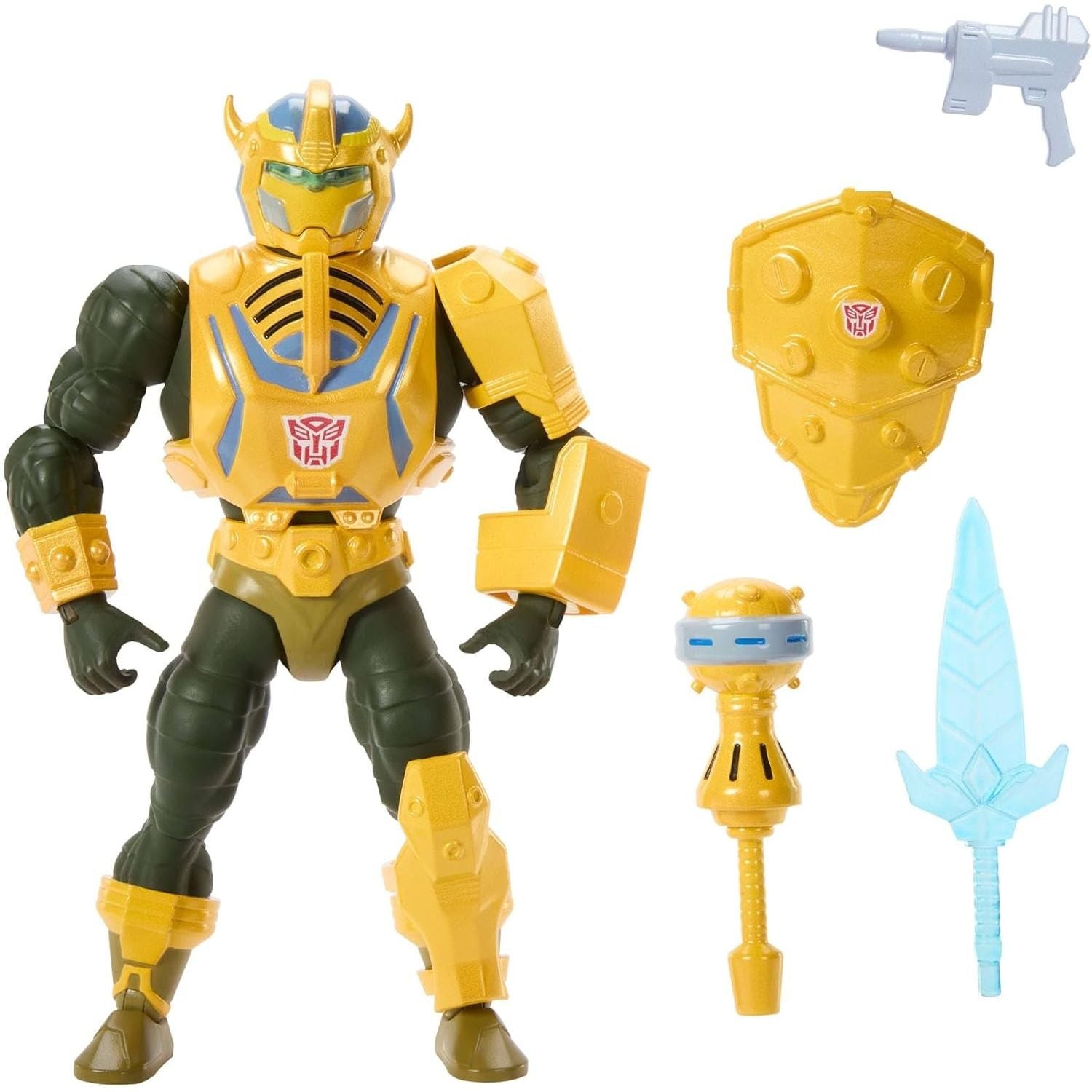 Masters of the Universe X Transformers - Bumblebee Armor Man At Arms