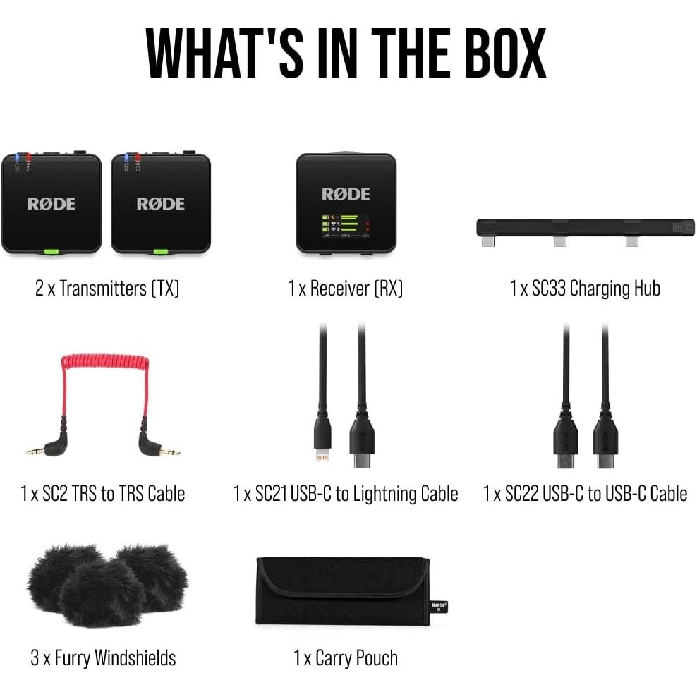 RODE Wireless GO - GEN. 3 GARANZIA UFFICIALE NITAL