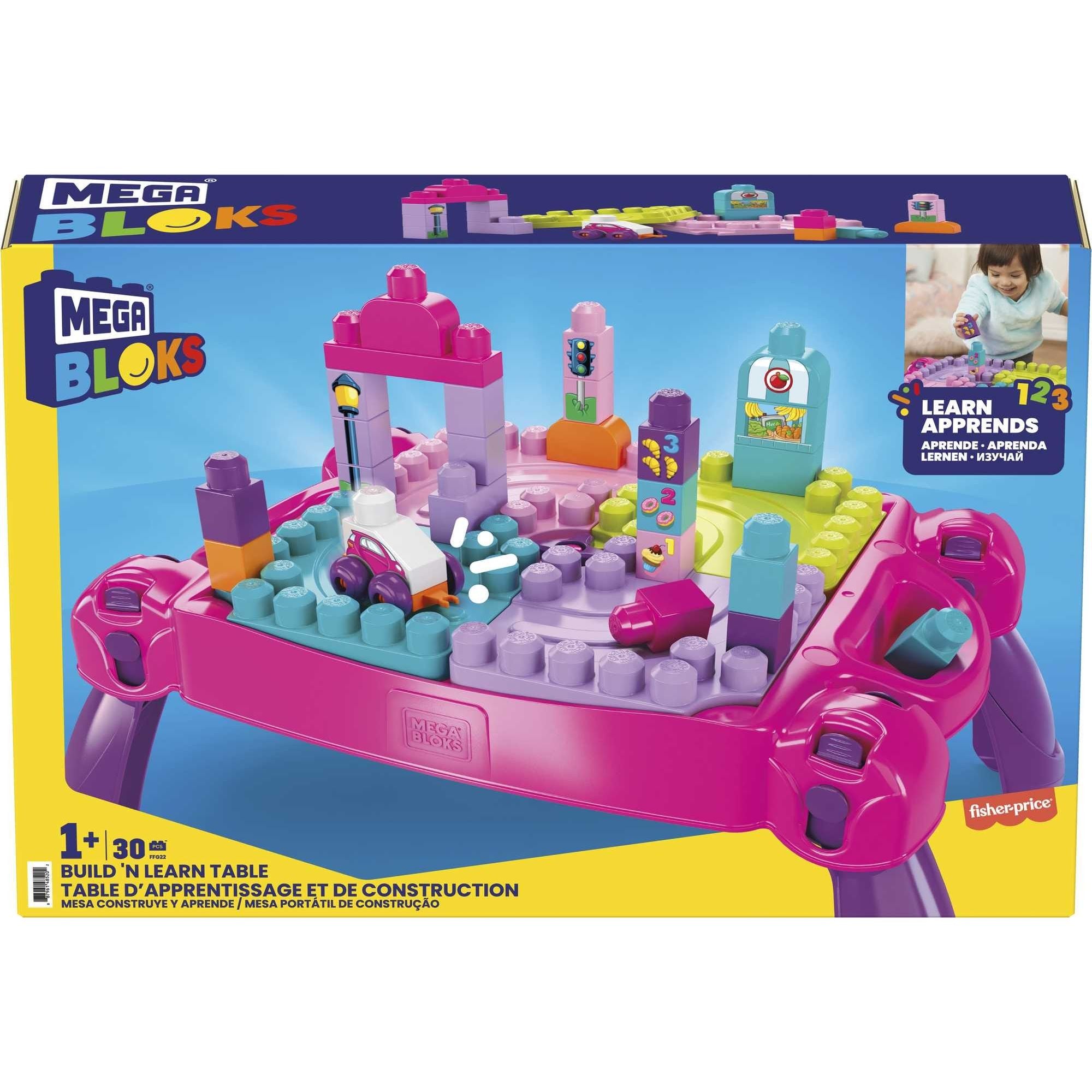 Mega Bloks Tavolino Attività Rosa