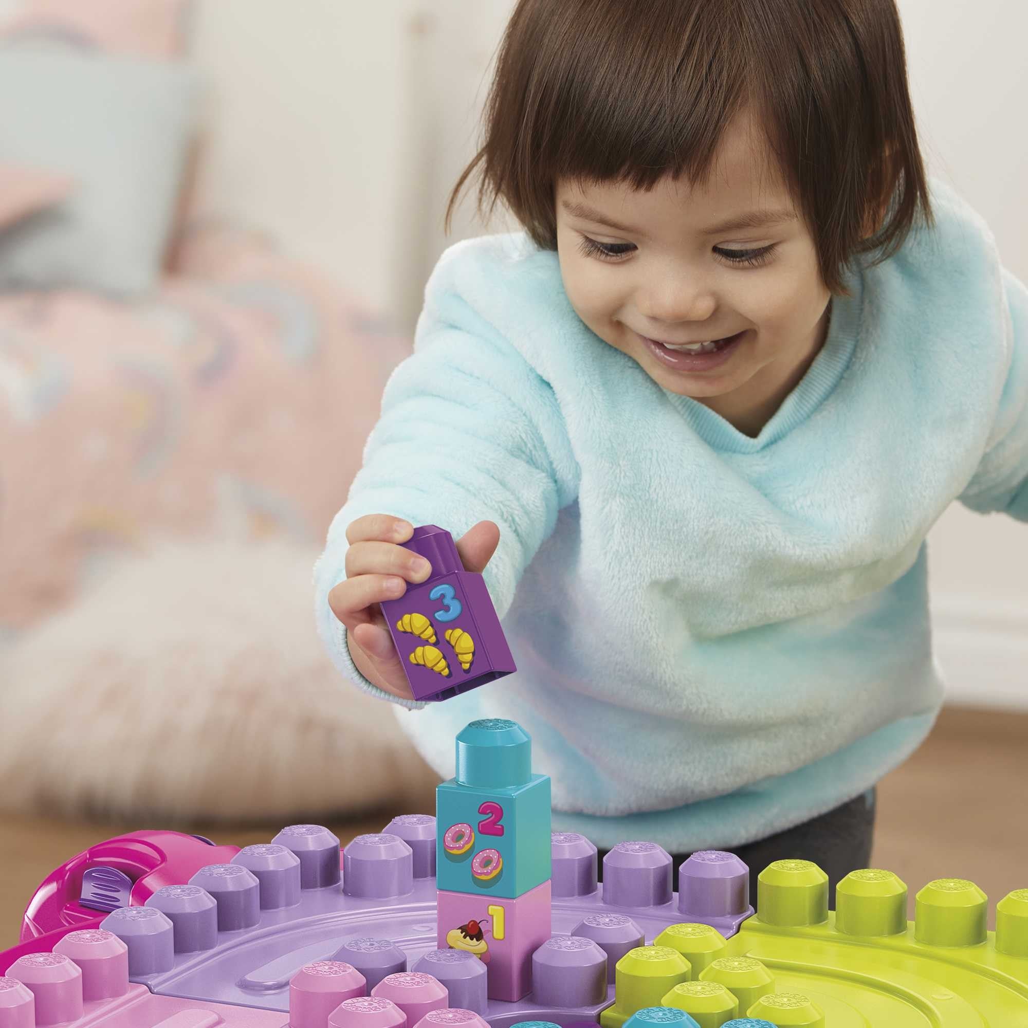 Mega Bloks Tavolino Attività Rosa