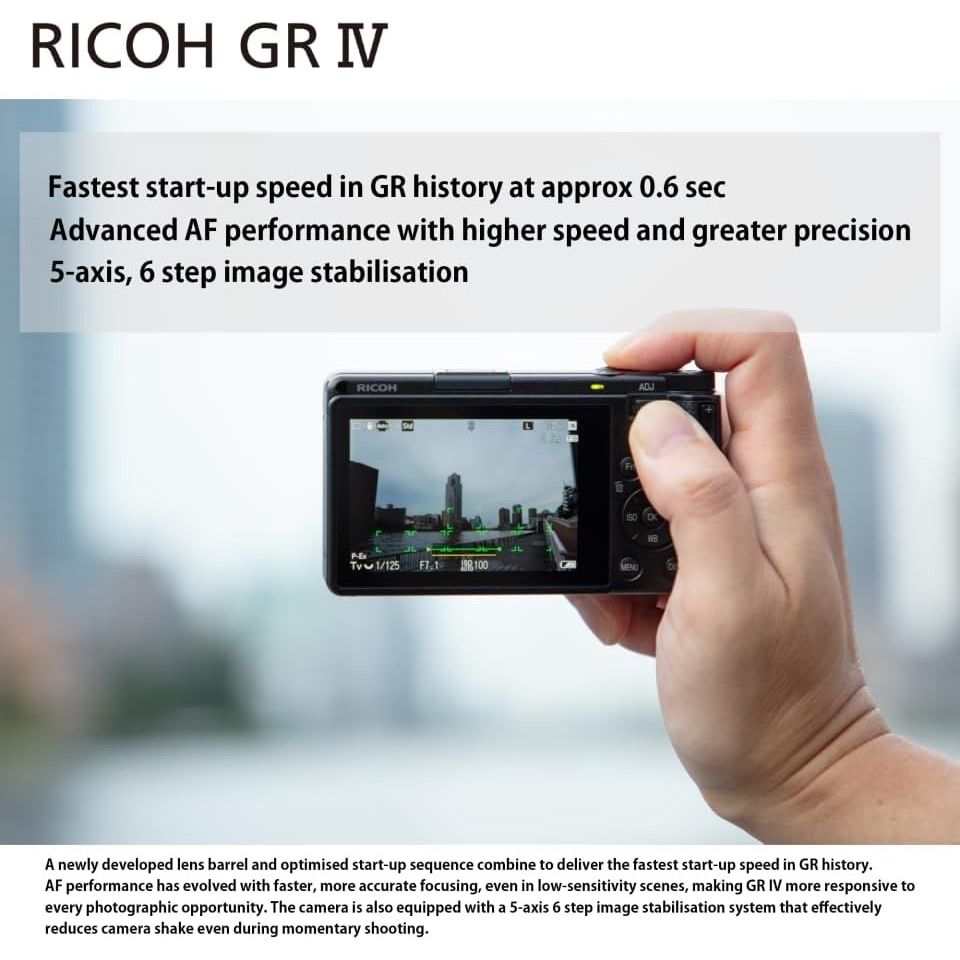 RICOH GR IV GARANZIA ITALIA FOWA 4 ANNI