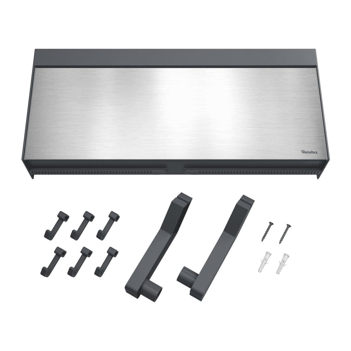 Metaltex Tango Inox Dispenser porta rotoli 3 in 1