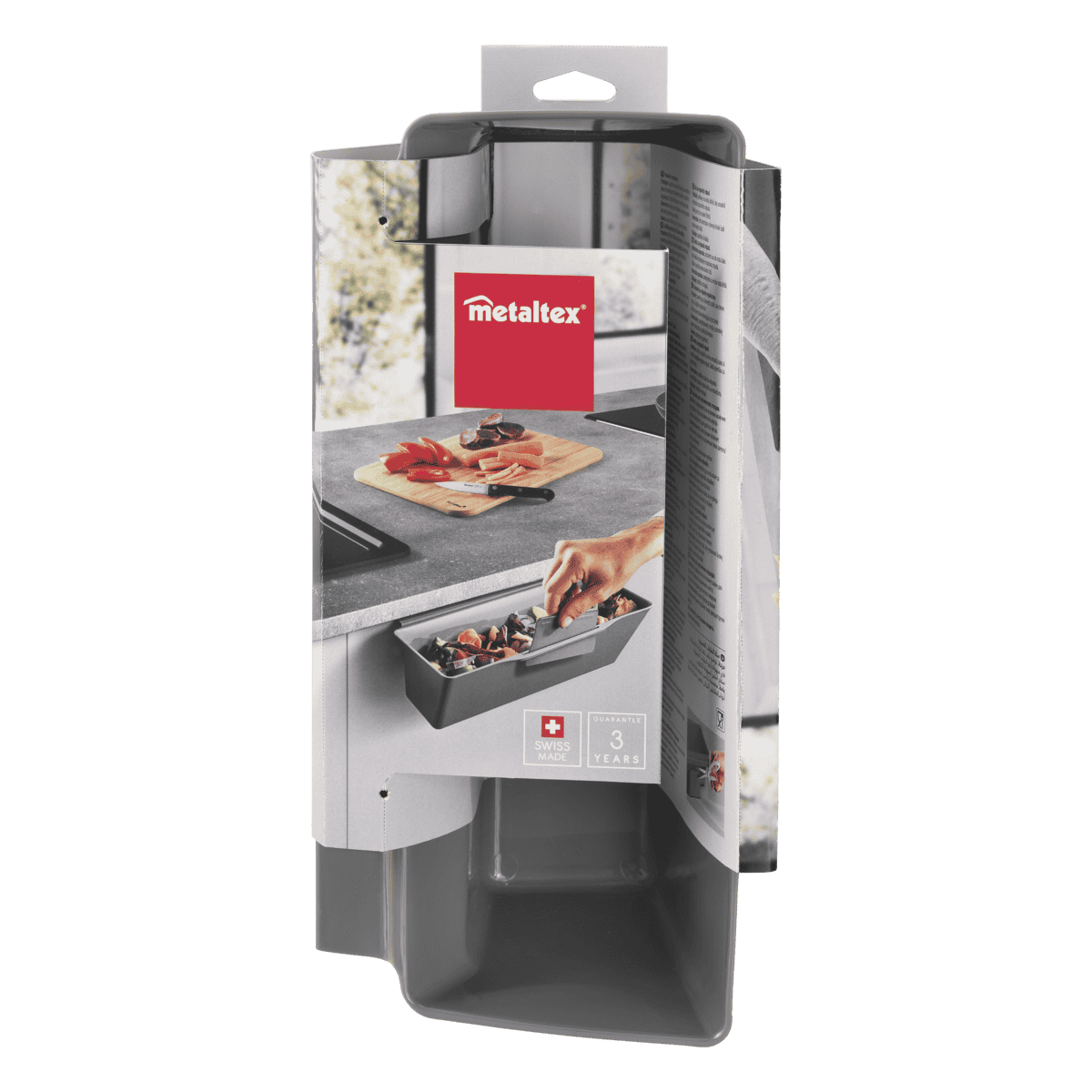 Metaltex Cleantex - Contenitore per rifiuti organici