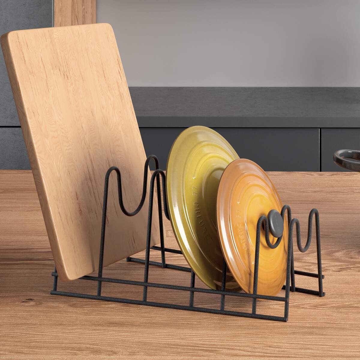 Metaltex Lido LAVA - Porta coperchi e taglieri