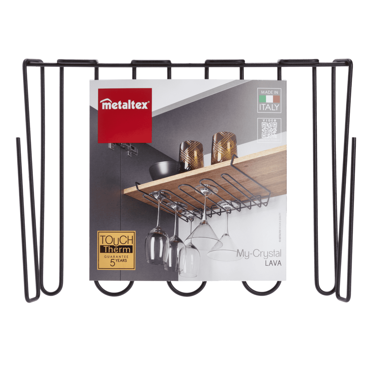 Metaltex My-Crystal LAVA – Sottoripiano porta calici