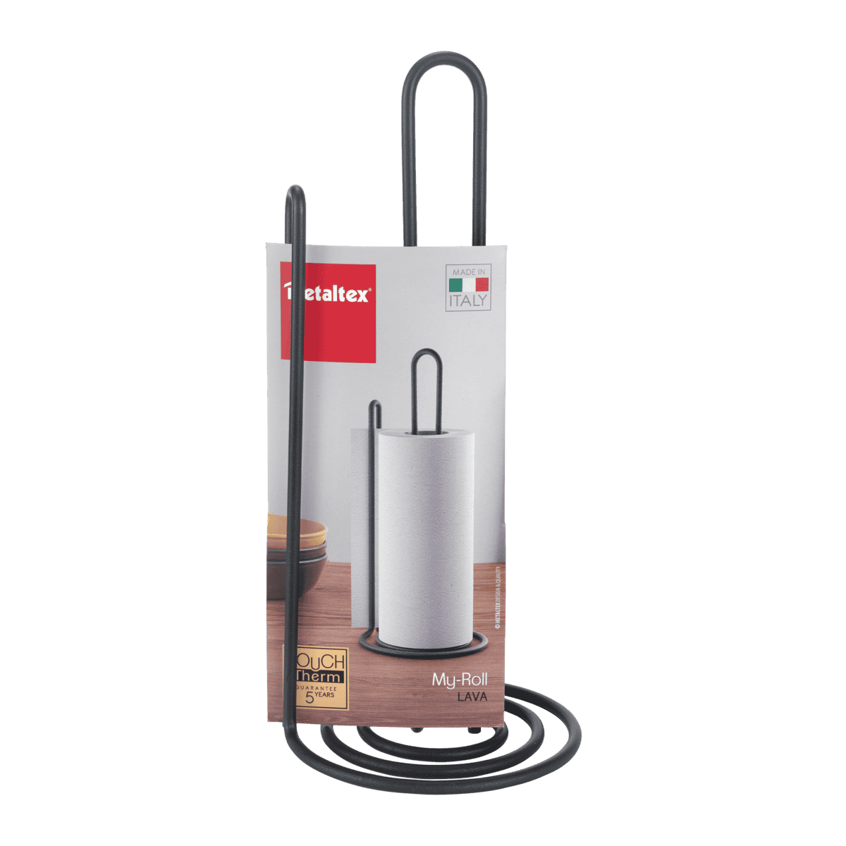 Metaltex My-Roll LAVA - Porta rotolo carta da cucina