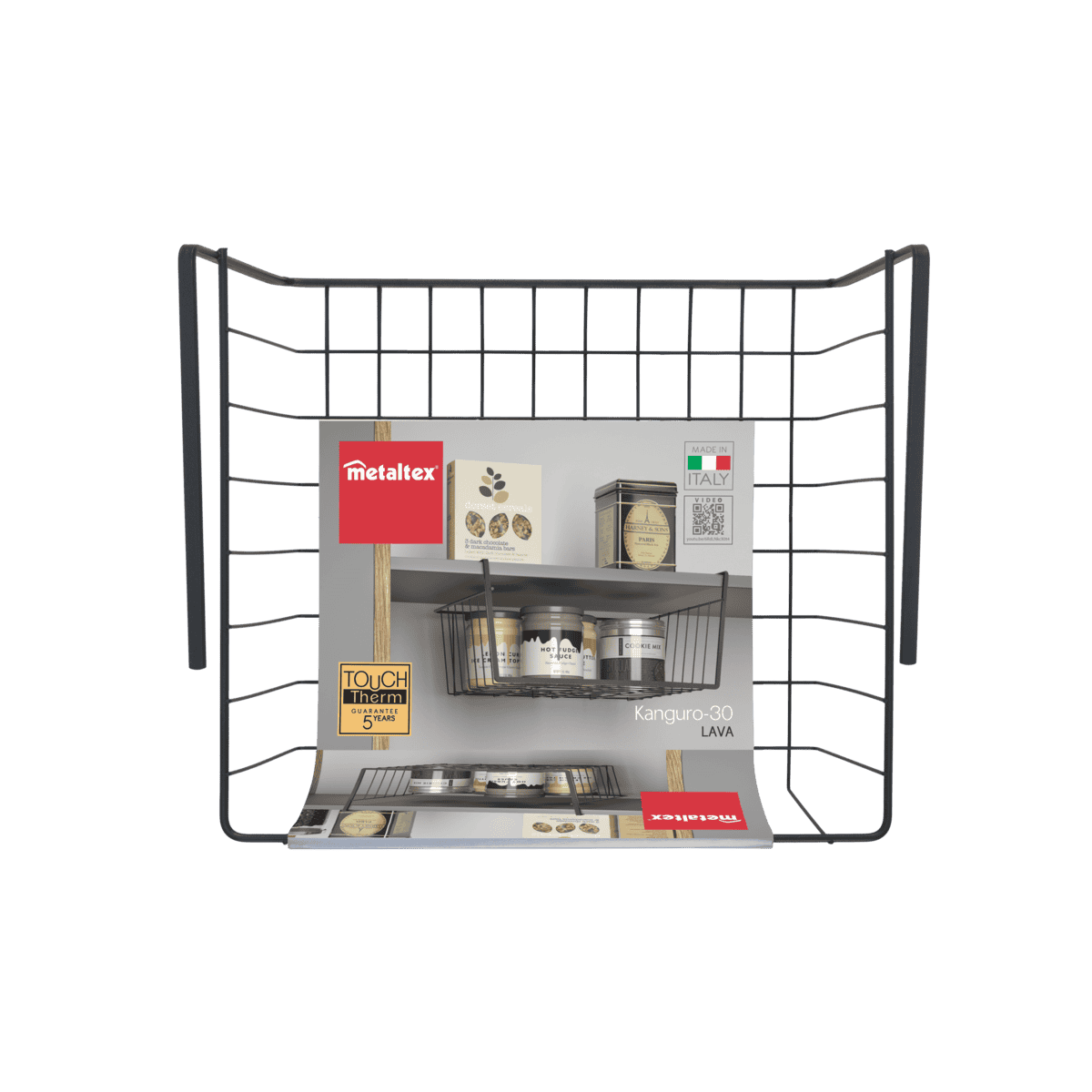 Metaltex Kanguro 30 LAVA – Cestello sottoripiano