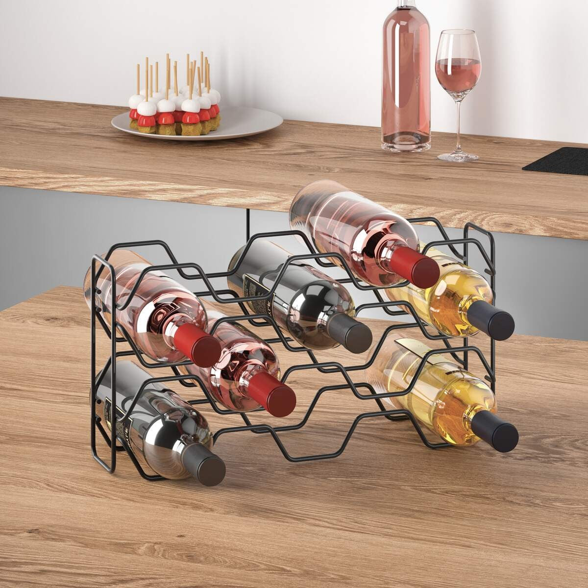 Metaltex Hexagon 10 LAVA - Portabottiglie