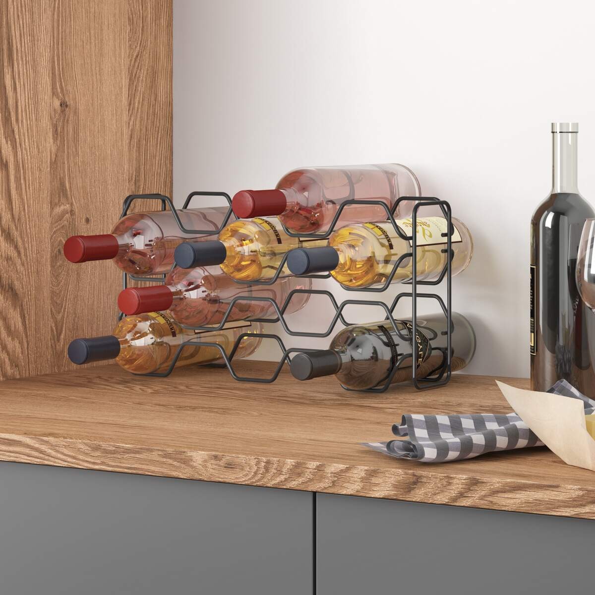 Metaltex Hexagon 10 LAVA - Portabottiglie