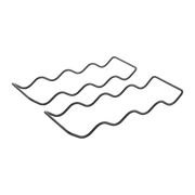 Metaltex Wave 20 LAVA – Set 2 portabottiglie impilabili