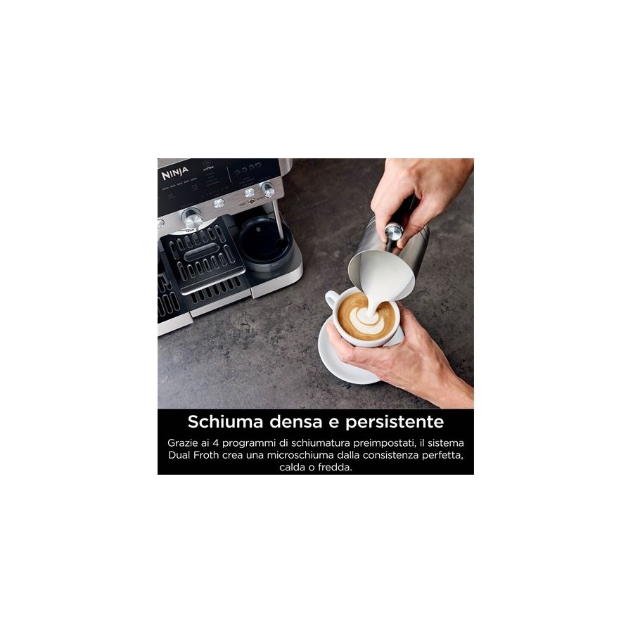 NINJA LUXE CAFE' PREMIER MACCHINA DA CAFFE' GARANZIA UFFICIALE ITALIA 2 ANNI