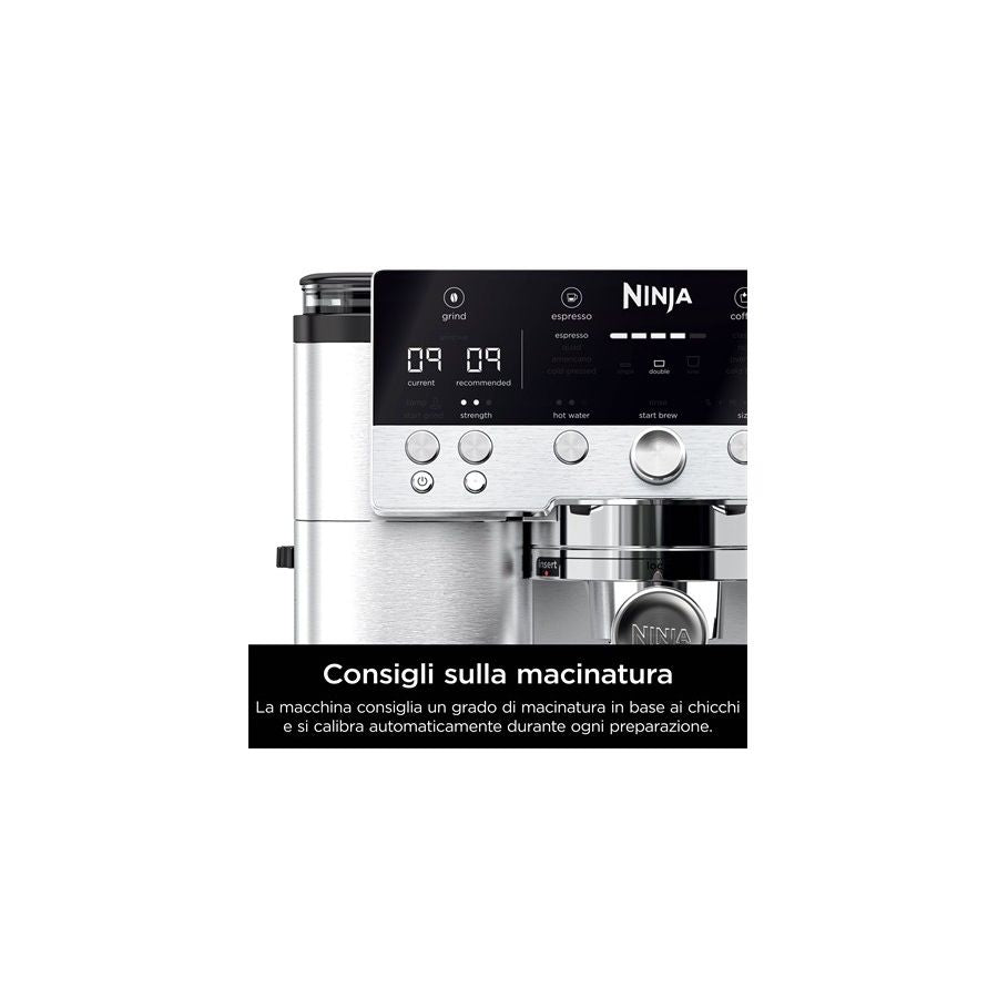 NINJA LUXE CAFE' PREMIER MACCHINA DA CAFFE' GARANZIA UFFICIALE ITALIA 2 ANNI
