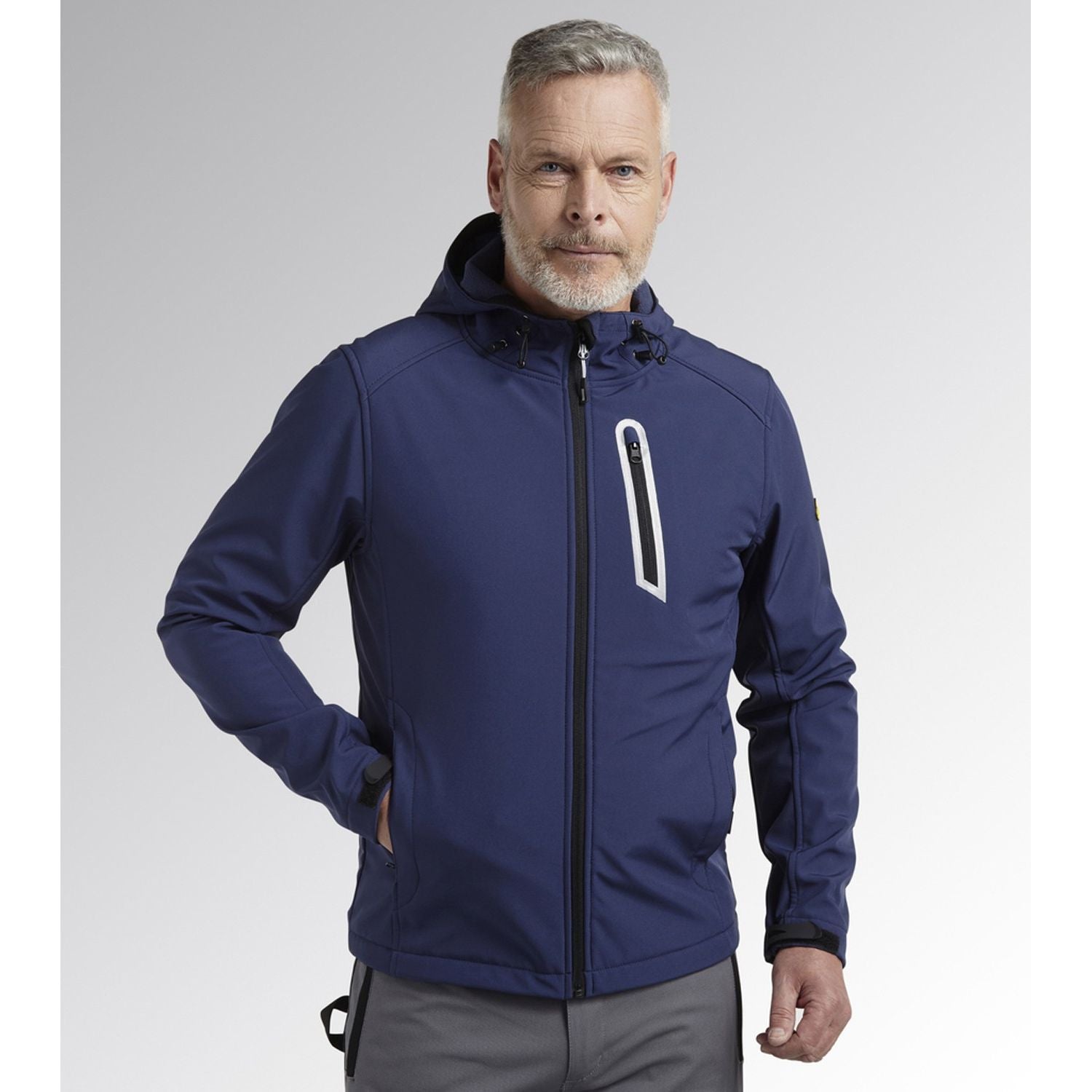 Giacca Da Lavoro Diadora Utility Softshell SAIL Antivento, Impermeabile e Traspirante