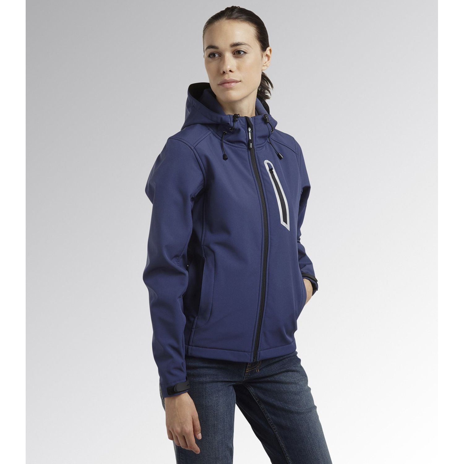 Giacca Da Lavoro Diadora Utility Softshell SAIL Antivento, Impermeabile e Traspirante