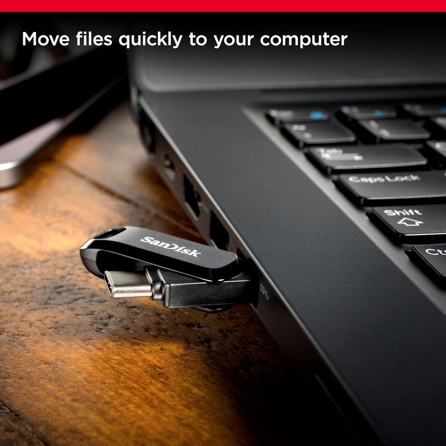SanDisk ULTRA DUAL USB 128GB FLASH DRIVE GO USB-C GARANZIA ITALIA 5 ANNI