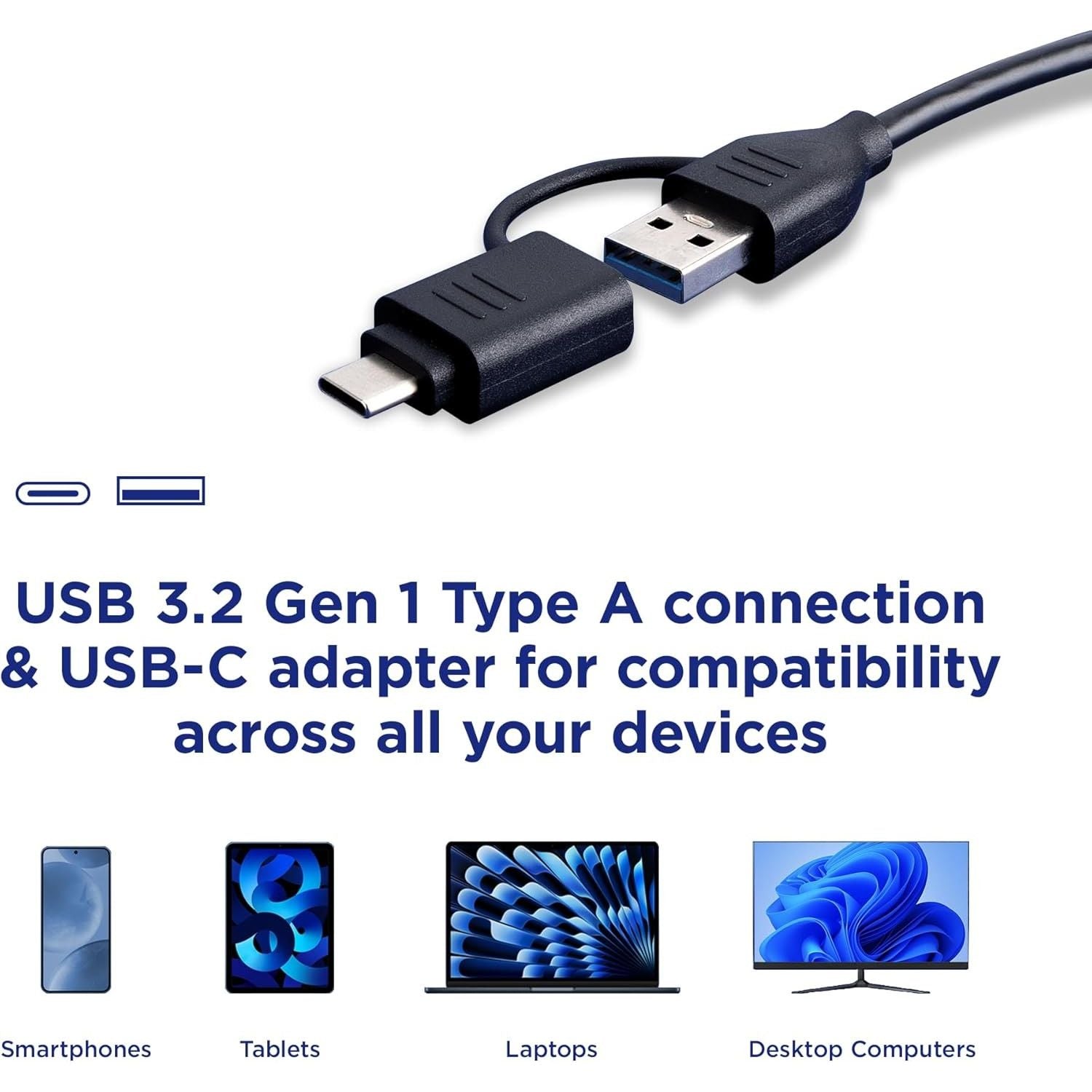 INTEGRAL MULTI CARD READER 4 in 1 USB 3.2 TYPE A-TYPE C
