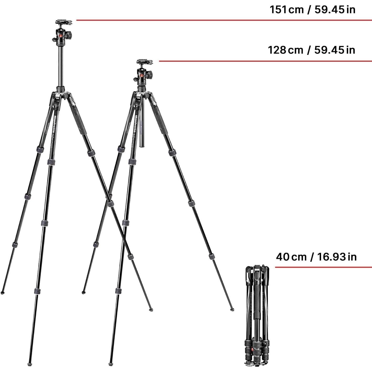 MANFROTTO BEFREE ADVANCED ALU MKBFRTA4BK-BH GARANZIA ITALIA 2 ANNI
