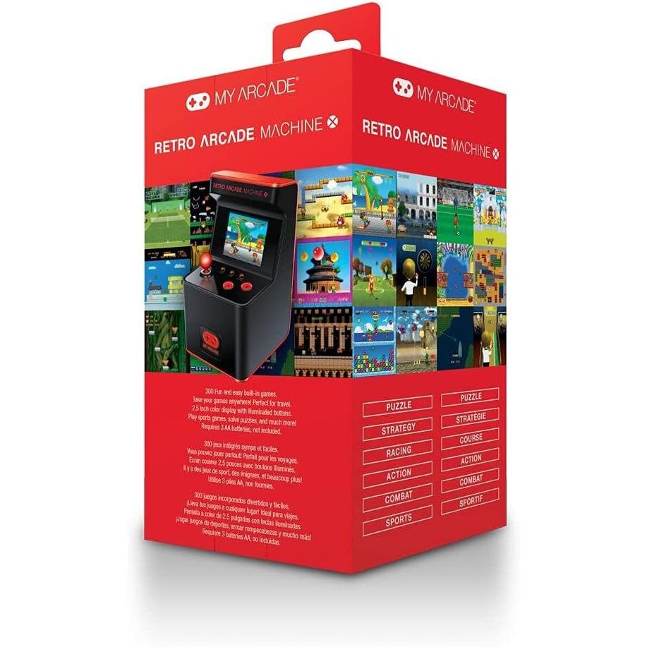 MyArcade Retro Arcade Machine X 300 in 1 - Console Portatile Mini Cabinato