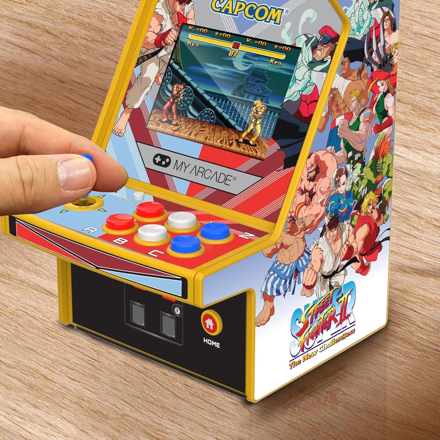 MyArcade Micro Player PRO 6,7" Super Street Fighter II – Retro Arcade da Collezione