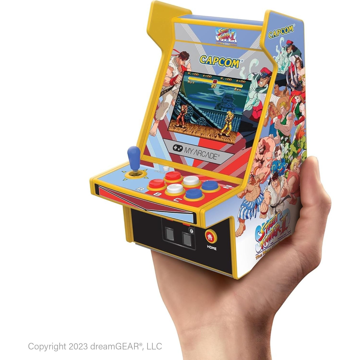 MyArcade Micro Player PRO 6,7" Super Street Fighter II – Retro Arcade da Collezione