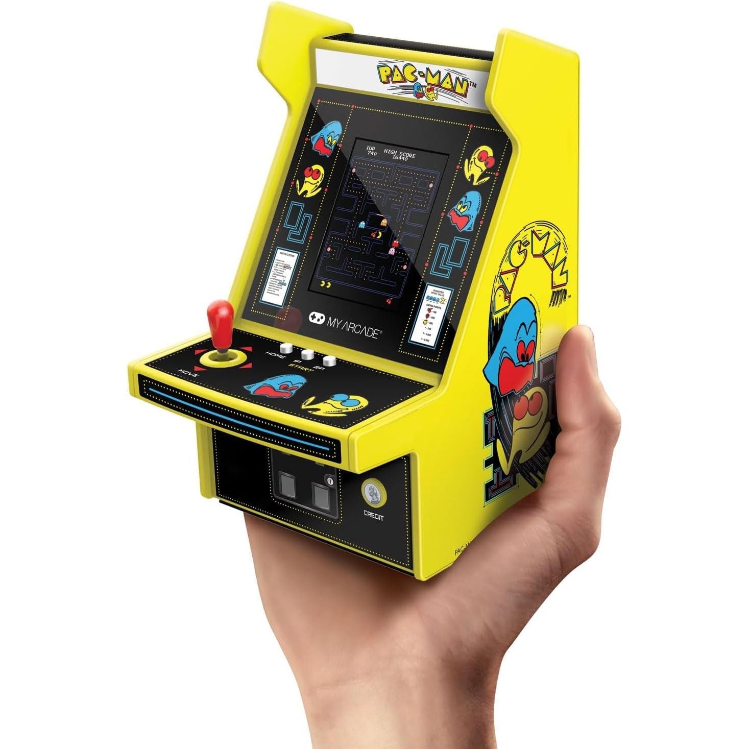 MyArcade Micro Player Pro 6.7" PAC-MAN Portable – Mini cabinato