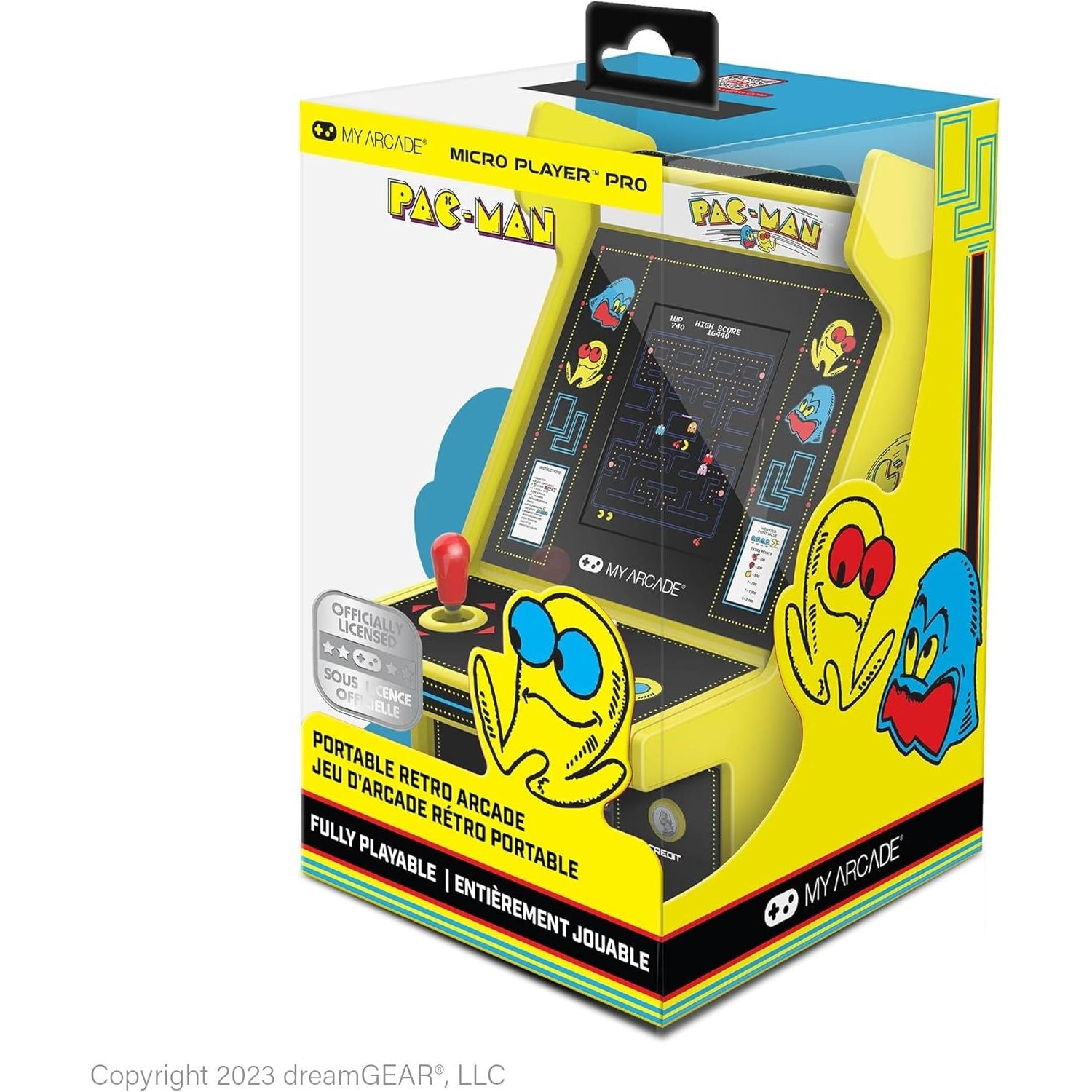 MyArcade Micro Player Pro 6.7" PAC-MAN Portable – Mini cabinato