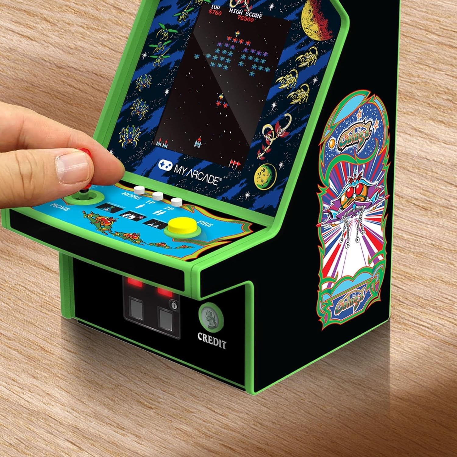MyArcade Galaga Micro Player Pro 6.7" – Console Arcade Retro Portatile 2 Giochi in 1