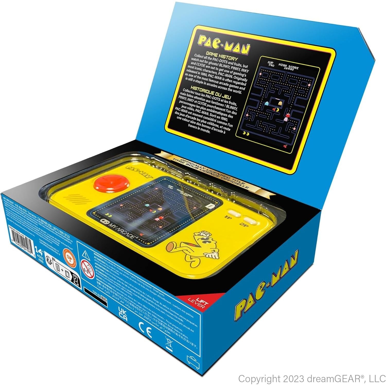 MyArcade Pocket Player Pro PAC-MAN – Console retrogaming portatile