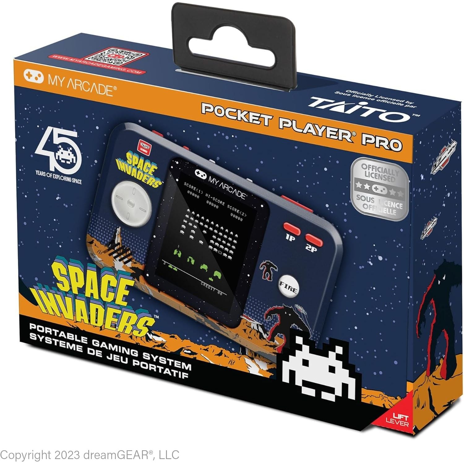 MyArcade Pocket Player Pro Space Invaders – Console retrogaming portatile