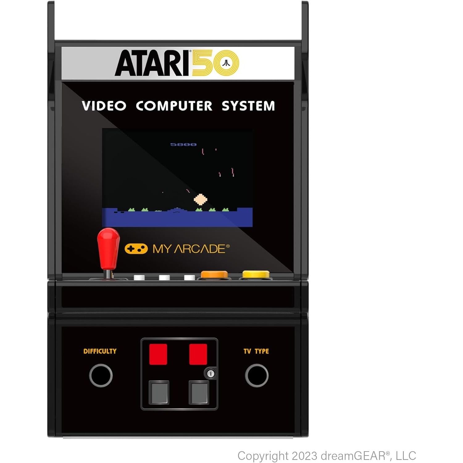 MyArcade Atari Micro Player Pro 6.7" 100 giochi – Console Arcade Retro Portatile 2 Giochi in 1