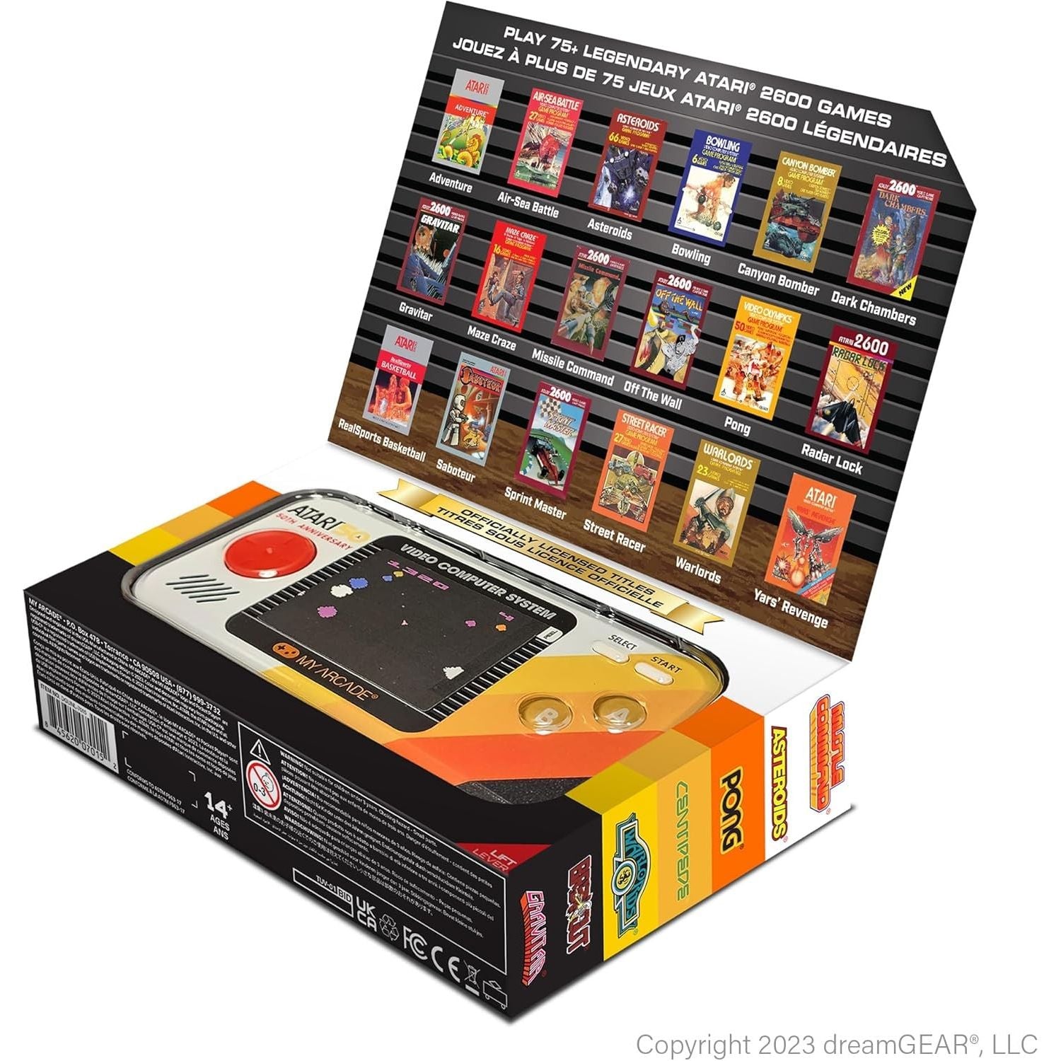 MyArcade Pocket Player Pro Atari 100 Giochi – Console retrogaming portatile