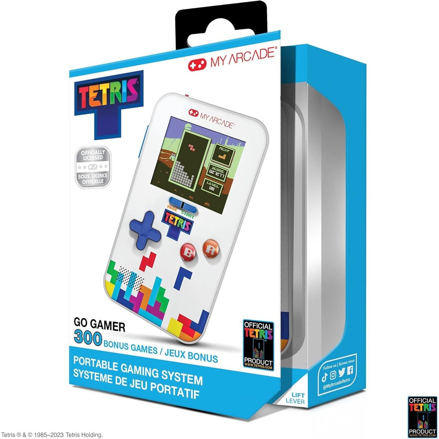 MyArcade TETRIS Go Gamer Portatile 301 Giochi in 1 – Console Portatile Retro