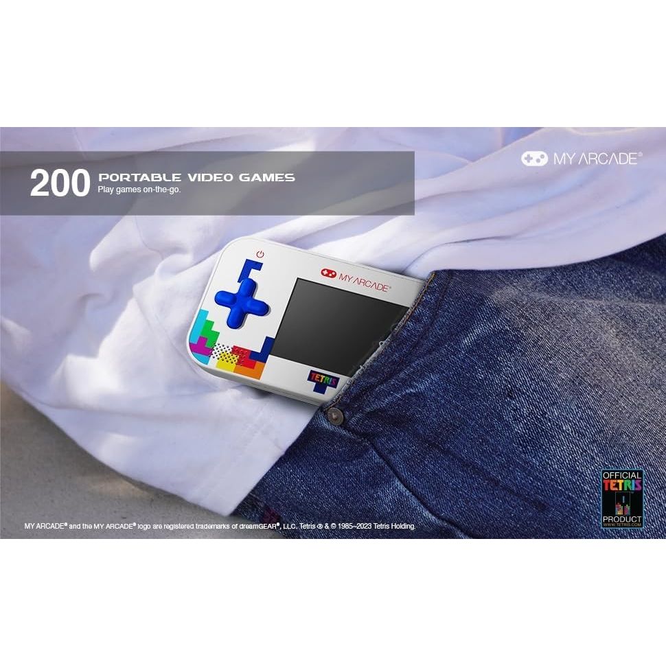 MyArcade Gamer V Classic Tetris 2,5'' 201 giochi in 1 – Console portatile