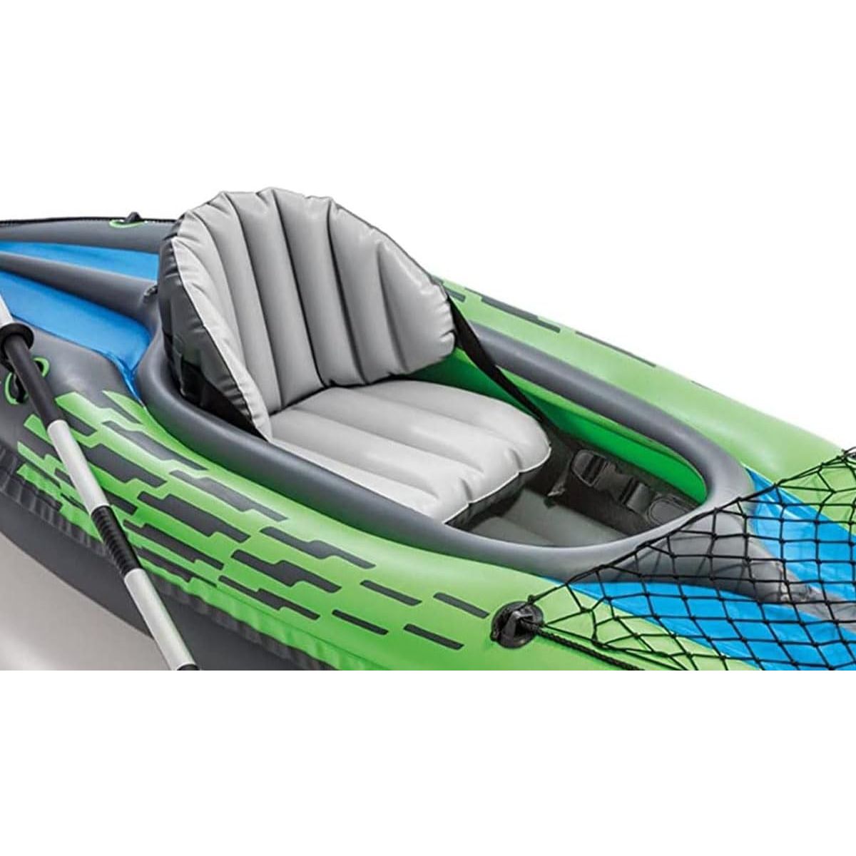 Canoa Gonfiabile Intex Challenger K1 68305NP – Kayak 1 Posto PVC SuperStrong con Pompa e Remo