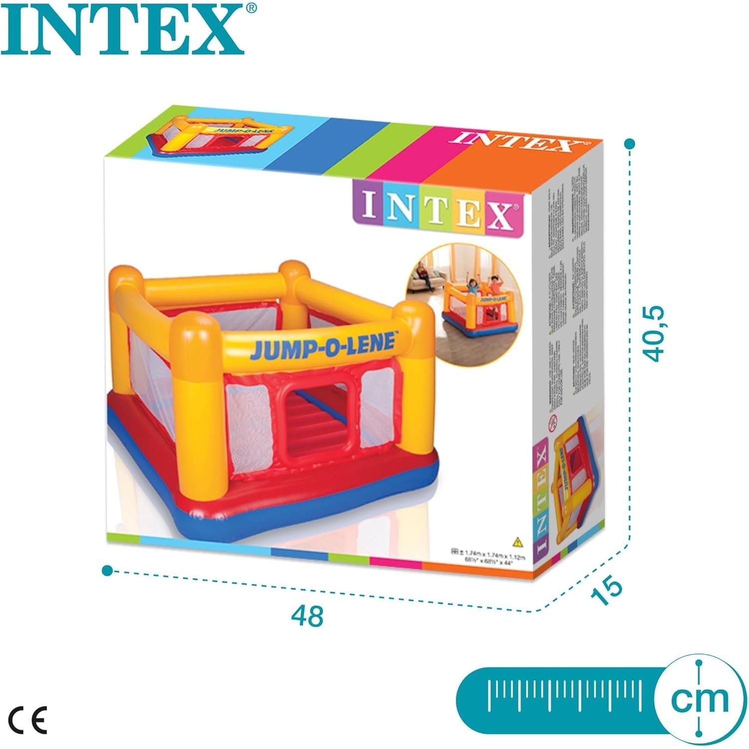 Intex 48260NP Playhouse Jump-O-Lene 174cm x 174cm x 112cm